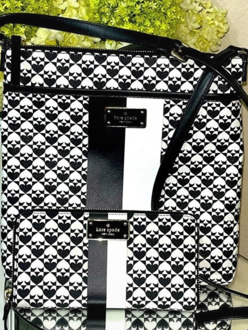 Kate Spade Keisha Crossbody Bag Penn Place New York Purse and Wallet Set